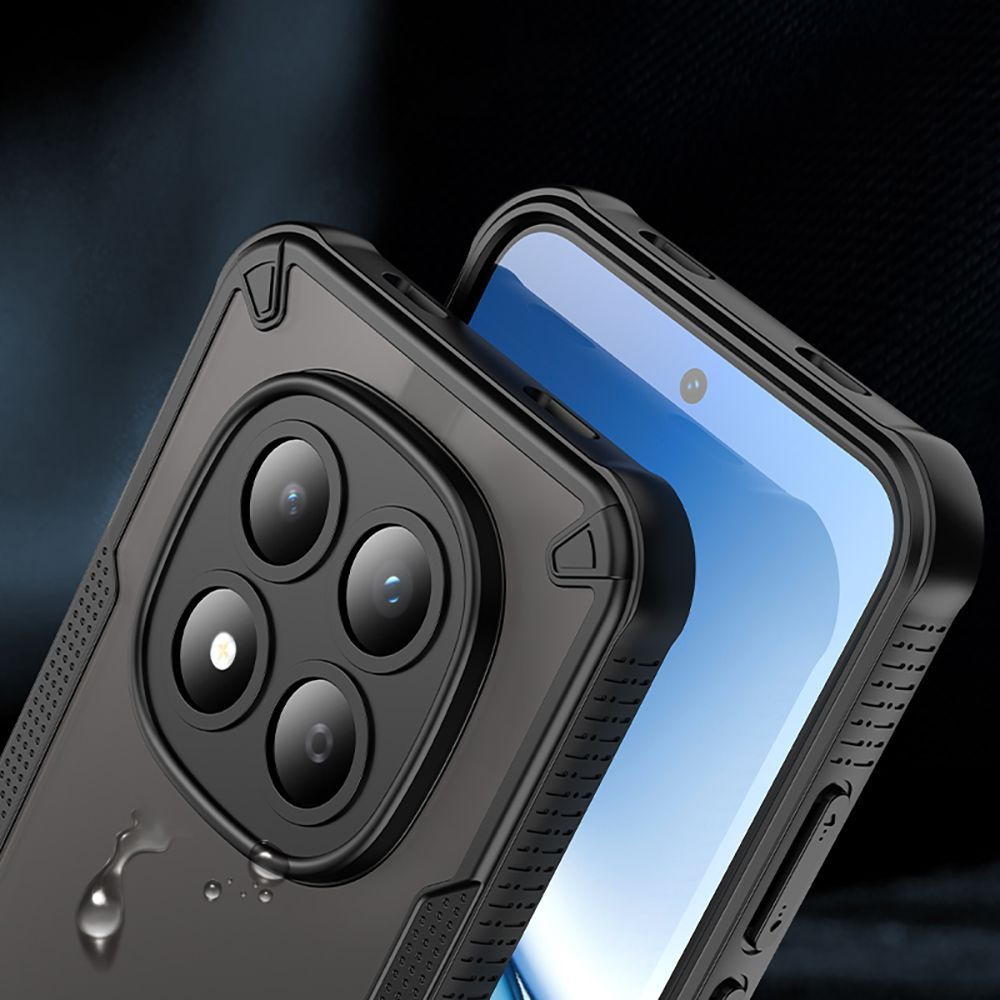 Étui pour Xiaomi Poco M8 Pro / Redmi Note 15 Pro+, Tech-Protect, Rugged Shield, Noir