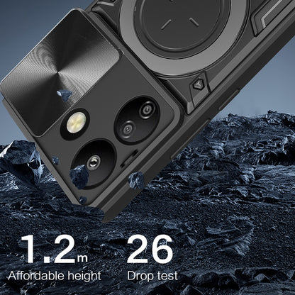 Hoes voor Xiaomi Poco C65 / Redmi 13C, Techsuit, CamGuard Pro, Zwart