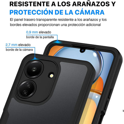 Hoes voor Xiaomi Poco C65 / Redmi 13C, Techsuit, ColorVerse 360, Zwart