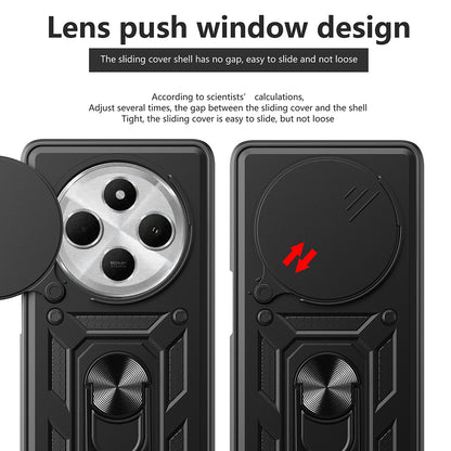 Coque pour Xiaomi Poco C75 / Redmi 14C, Techsuit, CamShield, Bleue