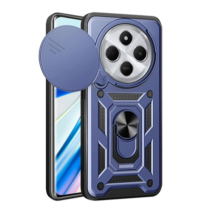 Coque pour Xiaomi Poco C75 / Redmi 14C, Techsuit, CamShield, Bleue