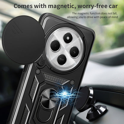 Coque pour Xiaomi Poco C75 / Redmi 14C, Techsuit, CamShield, Bleue