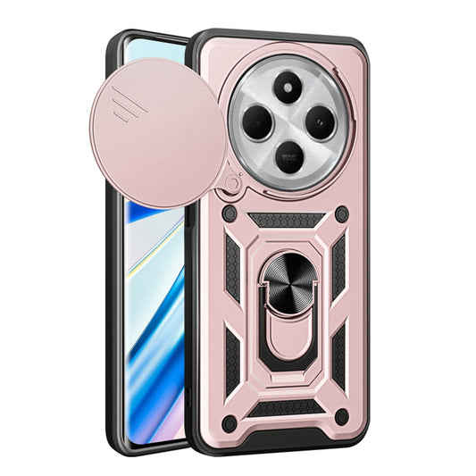 Hoes voor Xiaomi Poco C75 / Redmi 14C, Techsuit, CamShield, Roze