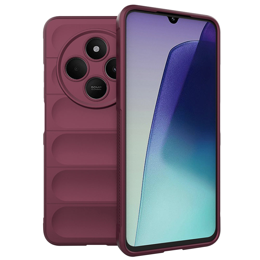 Hülle für Xiaomi Poco C75 / Redmi 14C, Techsuit, Magic Shield, Weinrot