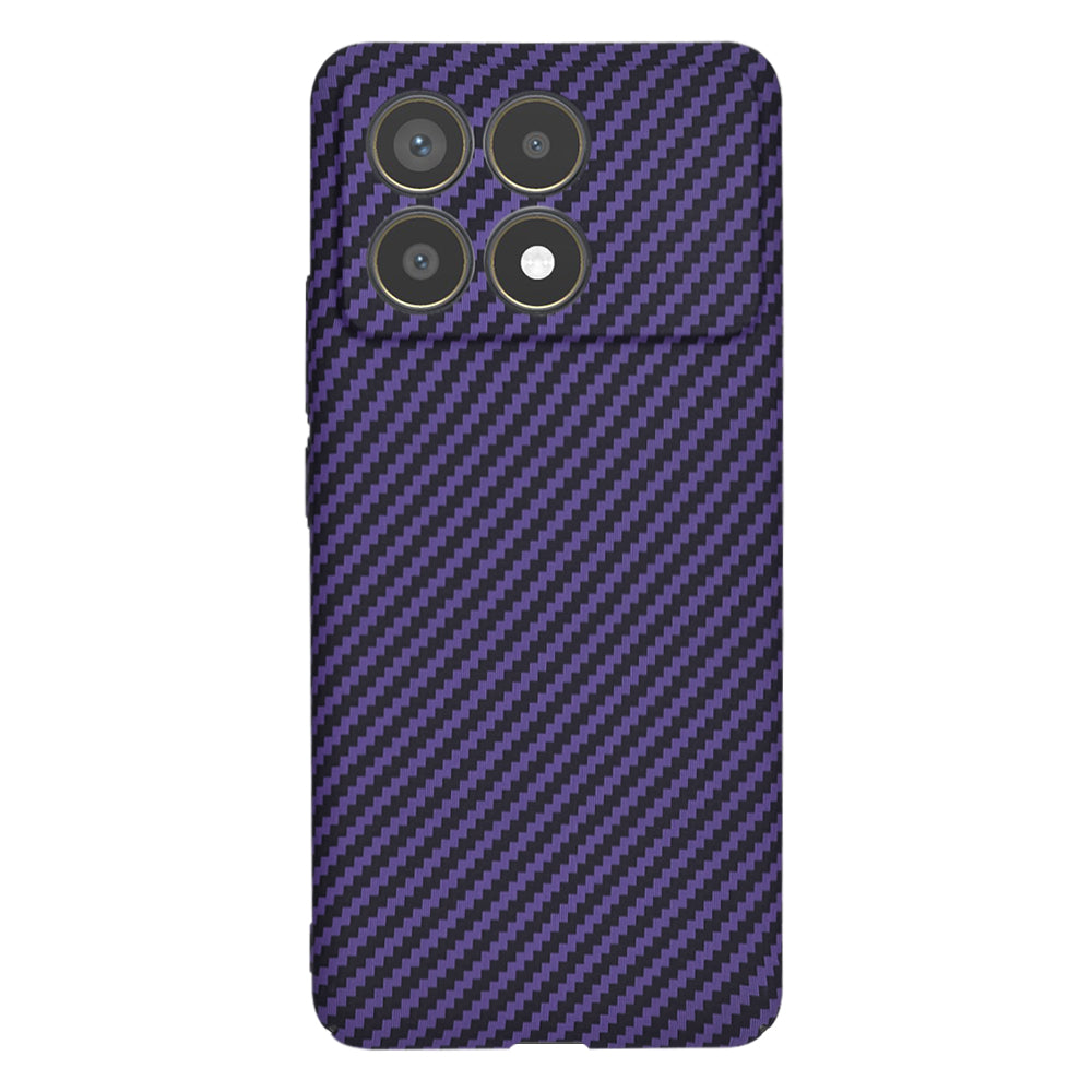 Coque pour Xiaomi Poco F6 Pro, Techsuit, Carbonite FiberShell, Violet