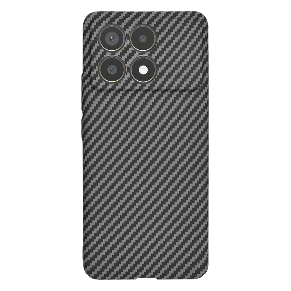 Hoes voor Xiaomi Poco F6 Pro, Techsuit, Carbonite FiberShell, Zwart