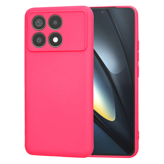 Case for Xiaomi Poco F6 Pro, Techsuit, SoftFlex, Dark Pink