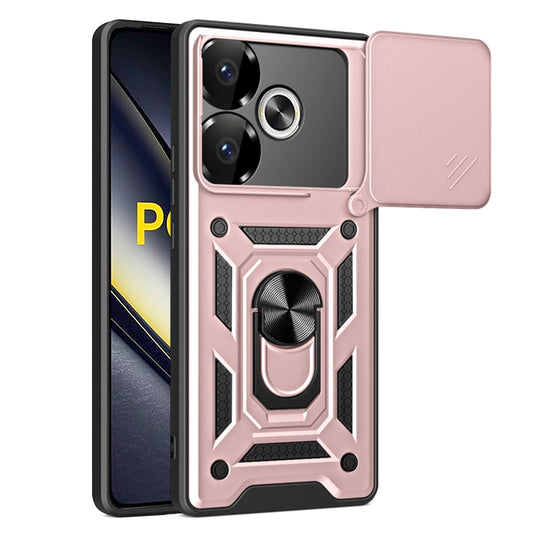 Coque pour Xiaomi Poco F6, Techsuit, CamShield, Rose