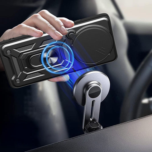 Hoes voor Xiaomi Poco F7 Pro, Techsuit, CamShield, Zwart