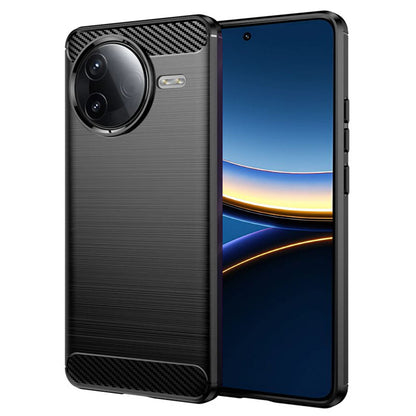 Coque pour Xiaomi Poco F7 Pro, Techsuit, Carbone, Noire