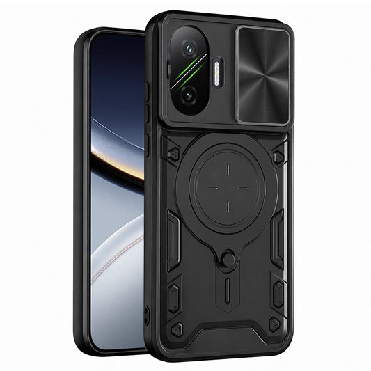 Hoes voor Xiaomi Poco F7, Techsuit, CamGuard Pro, Zwart