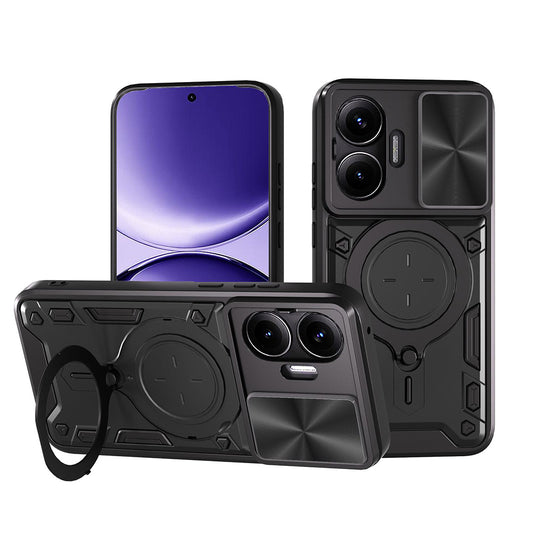 Hoes voor Xiaomi Poco F7, Techsuit, CamGuard Pro, Zwart