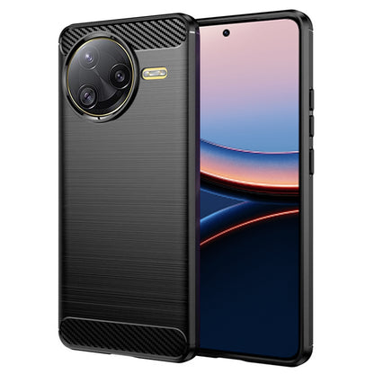 Coque pour Xiaomi Poco F7 Ultra, Techsuit, Carbone, Noire