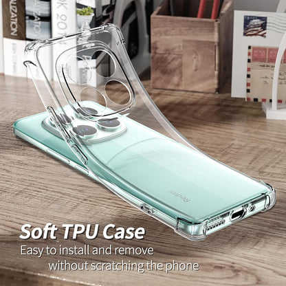 Hülle für Xiaomi Poco F7 Ultra, Techsuit, stoßfest klar, transparent