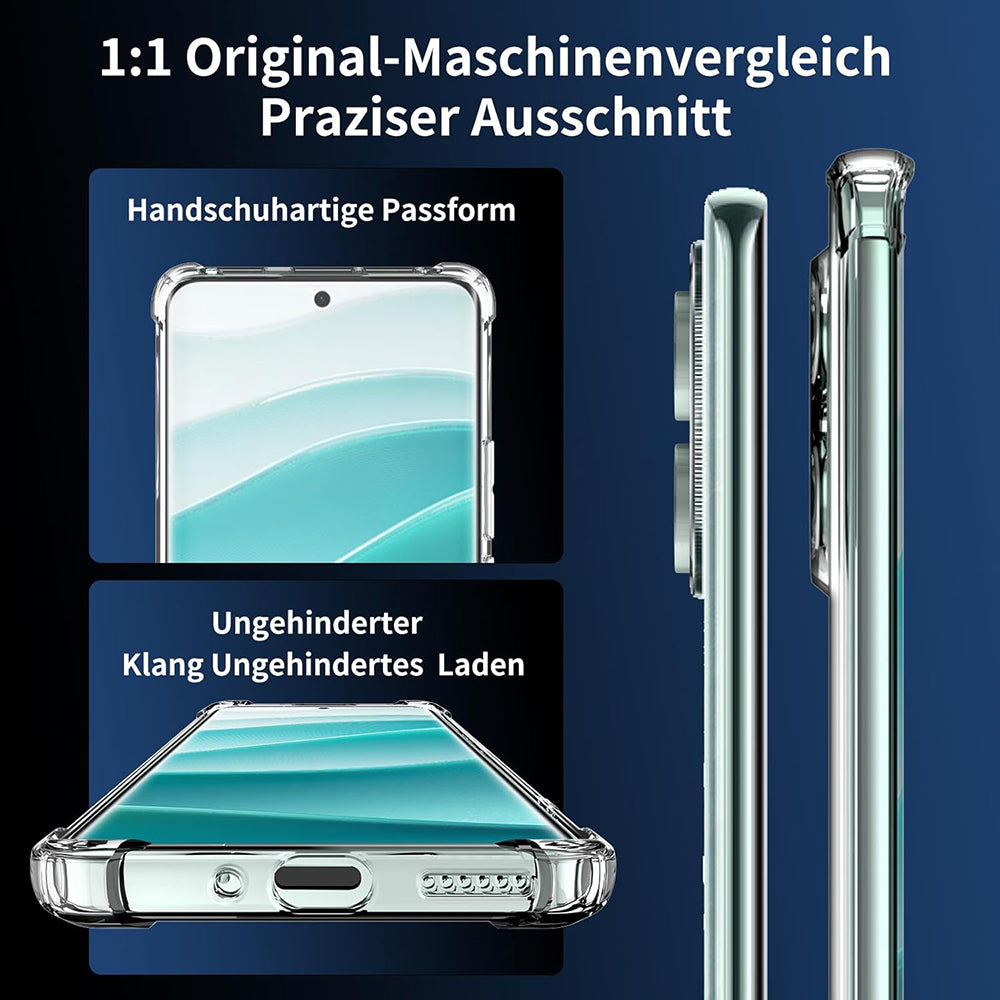 Hülle für Xiaomi Poco F7 Ultra, Techsuit, stoßfest klar, transparent