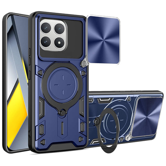 Hülle für Xiaomi Poco F8 Pro, Techsuit, CamGuard Pro, Blau