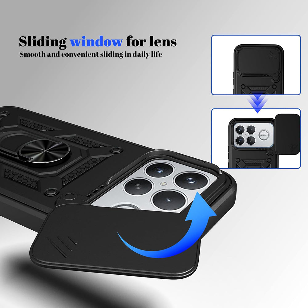 Étui pour Xiaomi Poco F8 Ultra, Techsuit, CamShield, Bleu