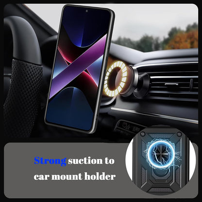 Étui pour Xiaomi Poco F8 Ultra, Techsuit, CamShield, Noir