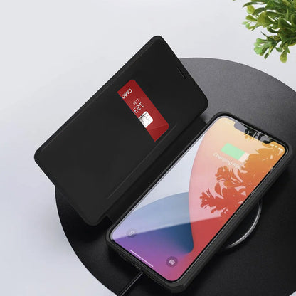 Étui pour Xiaomi Poco F8 Ultra, Techsuit, Magskin Book, Noir