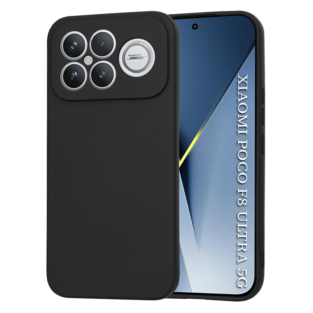 Étui pour Xiaomi Poco F8 Ultra, Techsuit, SoftFlex, Noir