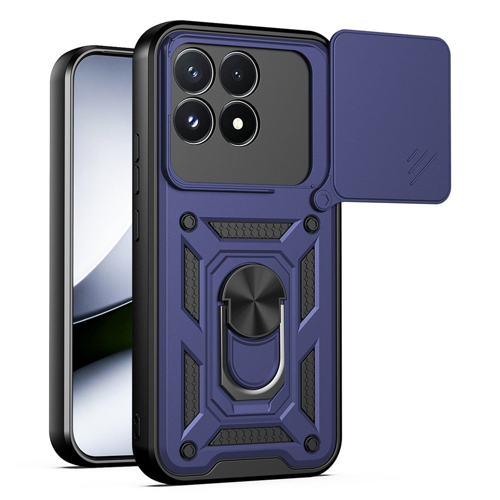 Coque pour Xiaomi Poco F9 Pro, Techsuit, CamShield, Bleue