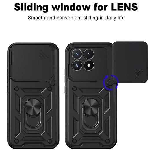 Coque pour Xiaomi Poco F9 Pro, Techsuit, CamShield, Noire