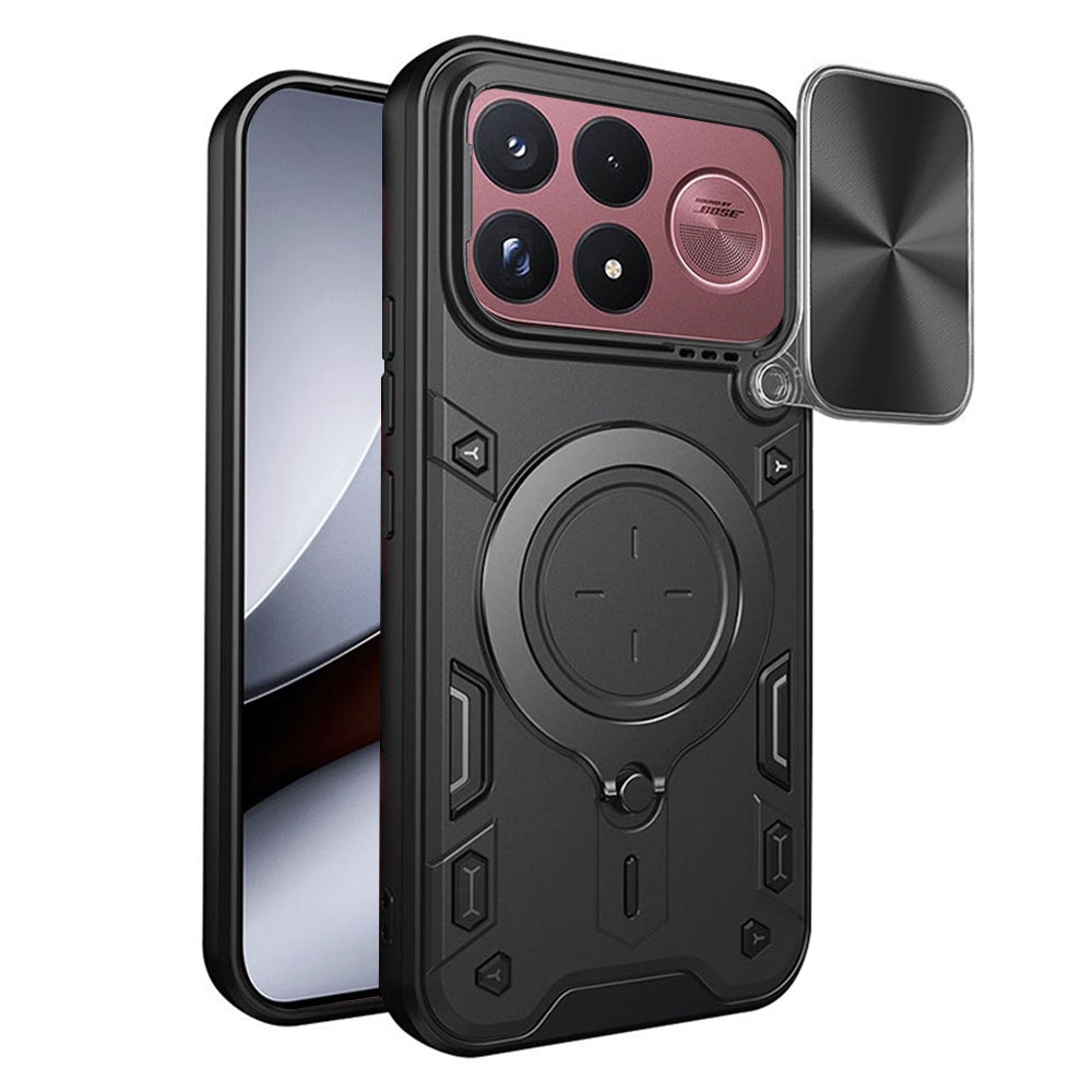 Coque pour Xiaomi Poco F9 Ultra, Techsuit, CamGuard Pro, noire
