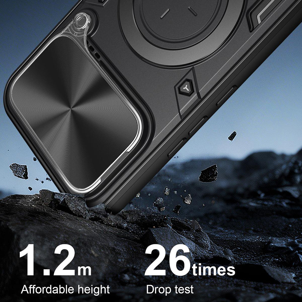 Coque pour Xiaomi Poco F9 Ultra, Techsuit, CamGuard Pro, noire