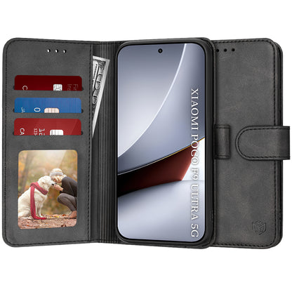 Hoesje voor Xiaomi Poco F9 Ultra, Techsuit, Diary Book, zwart