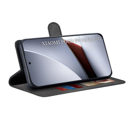 Hoesje voor Xiaomi Poco F9 Ultra, Techsuit, Diary Book, zwart