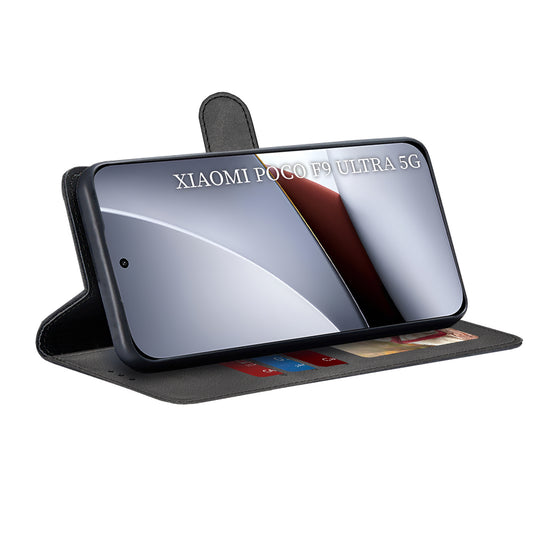 Étui pour Xiaomi Poco F9 Ultra, Techsuit, Diary Book, noir