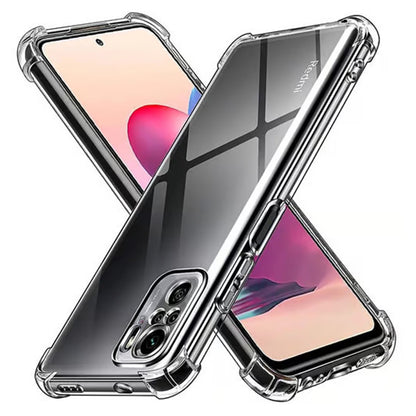 Hülle für Xiaomi Poco M5s / Redmi Note 10S / Note 10, Techsuit, stoßfest klar, transparent