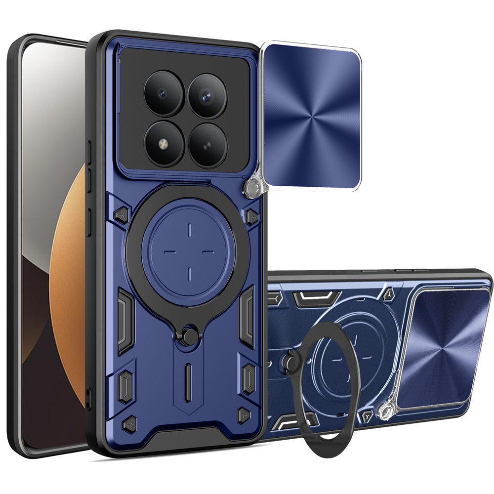 Étui pour Xiaomi Poco M8 Pro / Redmi Note 15 Pro+ 5G, Techsuit, CamGuard Pro, Bleu