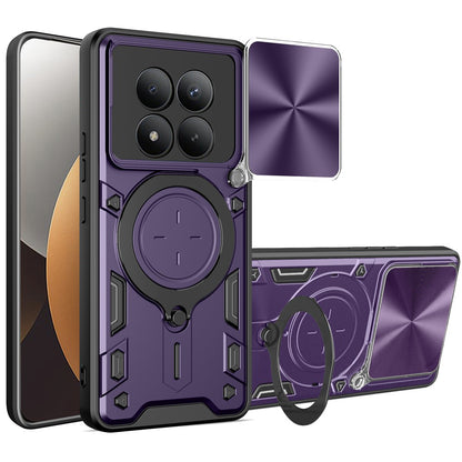 Hoes voor Xiaomi Poco M8 Pro / Redmi Note 15 Pro+ 5G, Techsuit, CamGuard Pro, Paars