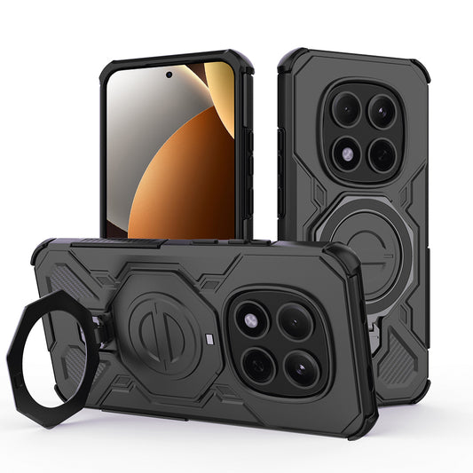 Hülle für Xiaomi Poco M8 Pro / Redmi Note 15 Pro+ 5G, Techsuit, Carbon Shield Pro, Schwarz