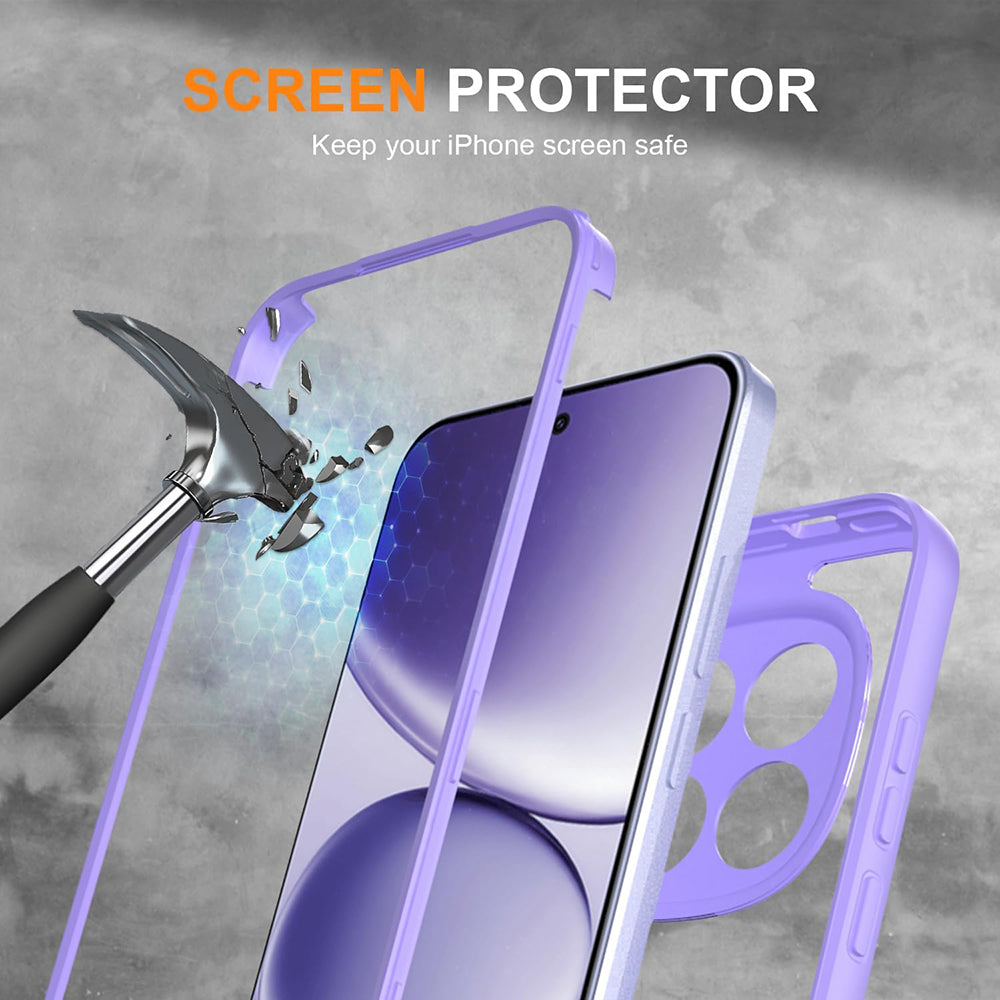 Case for Xiaomi Poco M8 Pro / Redmi Note 15 Pro+ 5G, Techsuit, ColorVerse 360, Purple