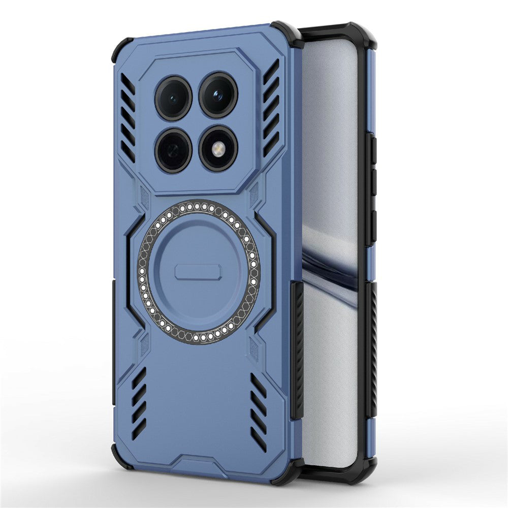 MagSafe Hülle für Xiaomi Poco M8 / Redmi Note 15 5G, Techsuit, ArmorMag, Blau