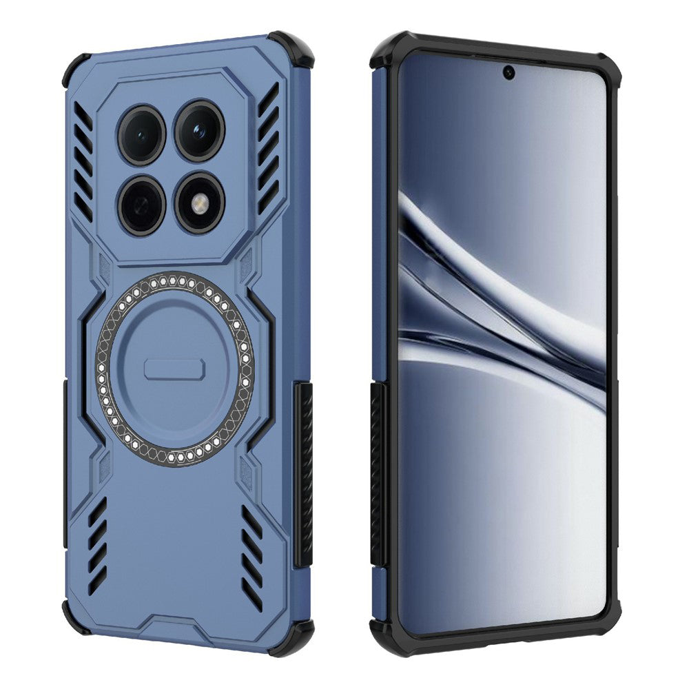 MagSafe Hülle für Xiaomi Poco M8 / Redmi Note 15 5G, Techsuit, ArmorMag, Blau