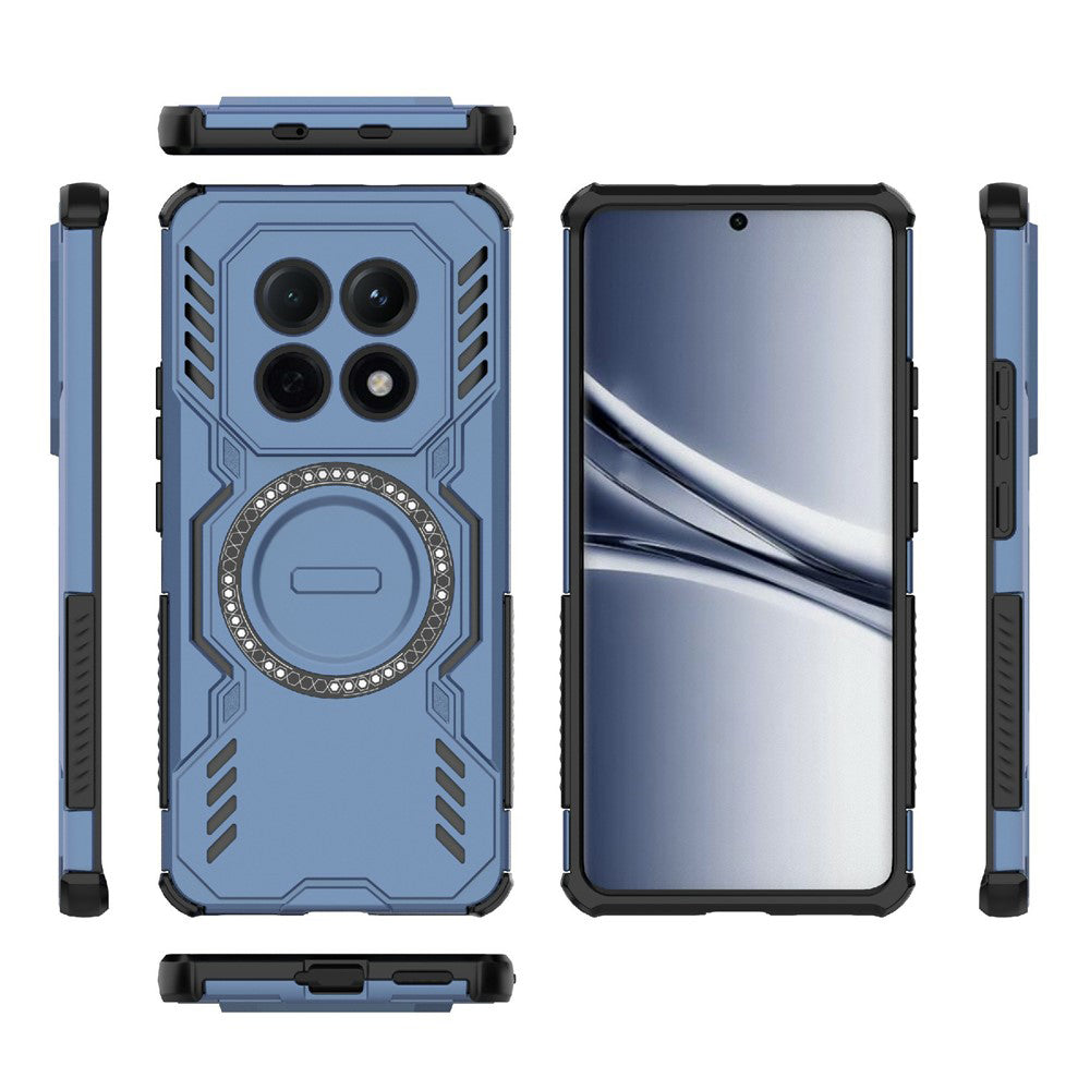 MagSafe Hülle für Xiaomi Poco M8 / Redmi Note 15 5G, Techsuit, ArmorMag, Blau