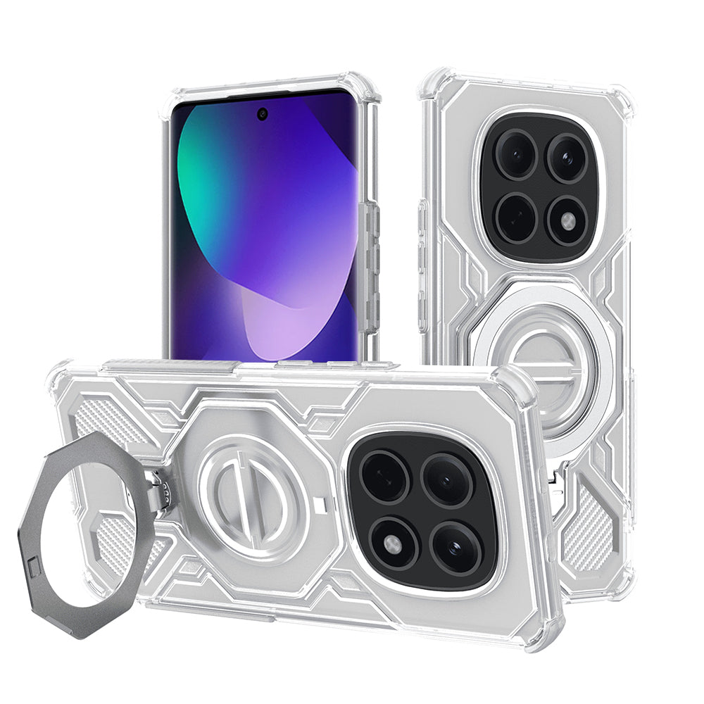 Hoes voor Xiaomi Poco M8 / Redmi Note 15 5G, Techsuit, Carbon Shield Pro, Wit