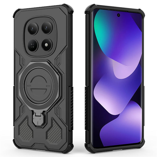 Hülle für Xiaomi Poco M8 / Redmi Note 15 5G, Techsuit, Carbon Shield Pro, Schwarz