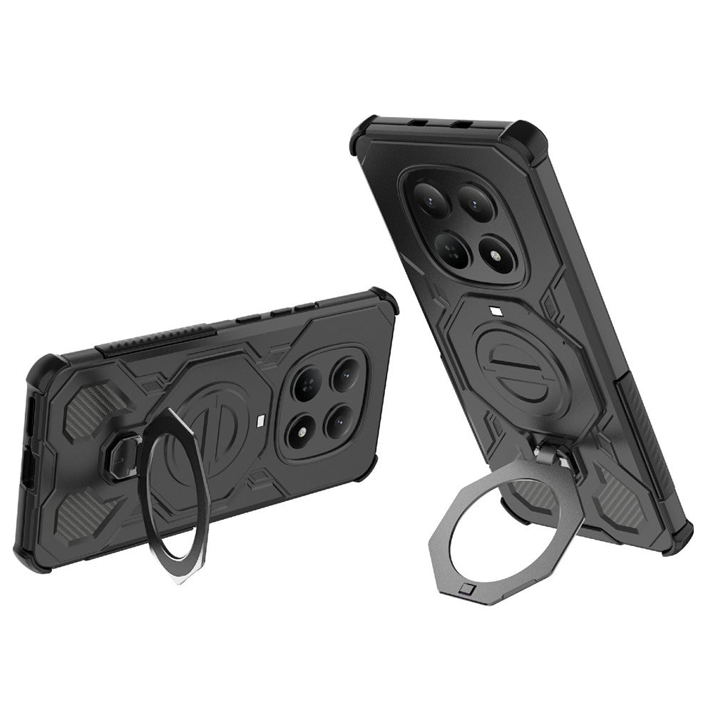 Hülle für Xiaomi Poco M8 / Redmi Note 15 5G, Techsuit, Carbon Shield Pro, Schwarz