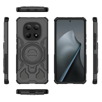 Hülle für Xiaomi Poco M8 / Redmi Note 15 5G, Techsuit, Carbon Shield Pro, Schwarz