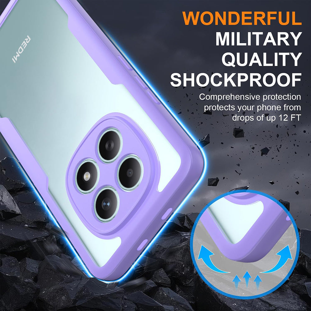Hoes voor Xiaomi Poco M8 / Redmi Note 15 5G, Techsuit, ColorVerse 360, Paars