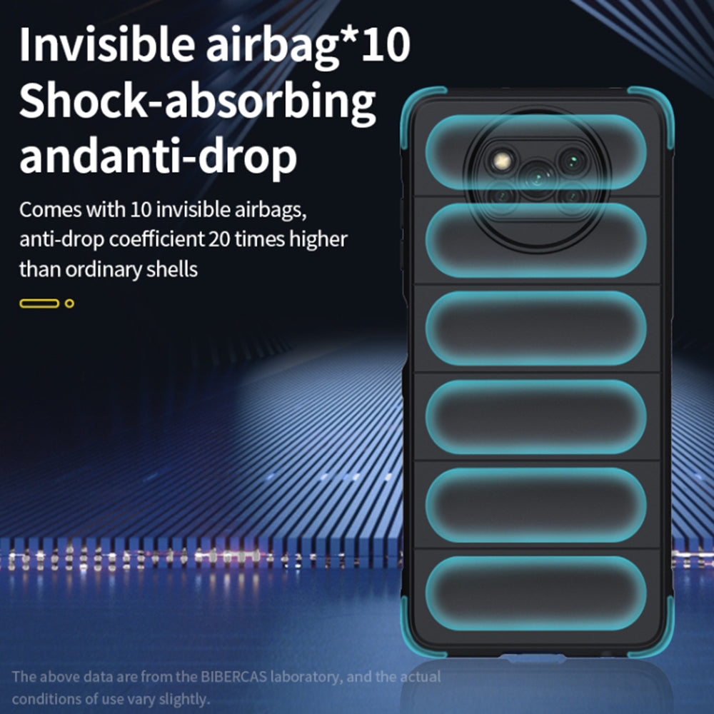 Coque pour Xiaomi Poco X3 Pro / X3 NFC / X3, Techsuit, Magic Shield, Noire