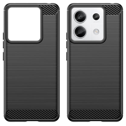 Coque pour Xiaomi Poco X6 / Note 13 Pro 5G, Techsuit, Carbone, Noire