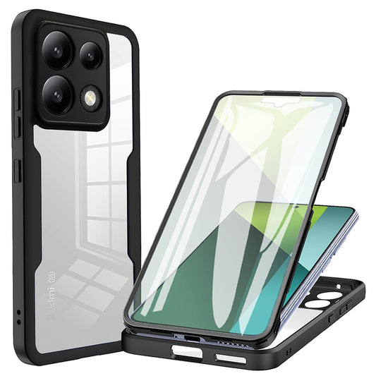 Hülle für Xiaomi Poco X6 / Note 13 Pro 5G, Techsuit, ColorVerse 360, Schwarz