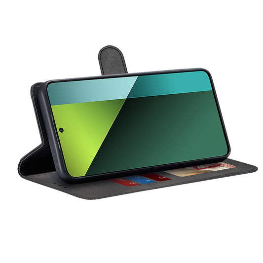 Hülle für Xiaomi Poco X6 / Note 13 Pro 5G, Techsuit, Diary Book, Schwarz