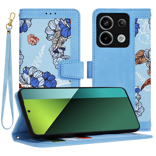 Hülle für Xiaomi Poco X6 / Note 13 Pro 5G, Techsuit, FlipCraft, Blau