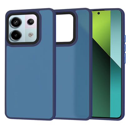 Coque pour Xiaomi Poco X6 / Note 13 Pro 5G, Techsuit, HaloFrost, Bleu marine